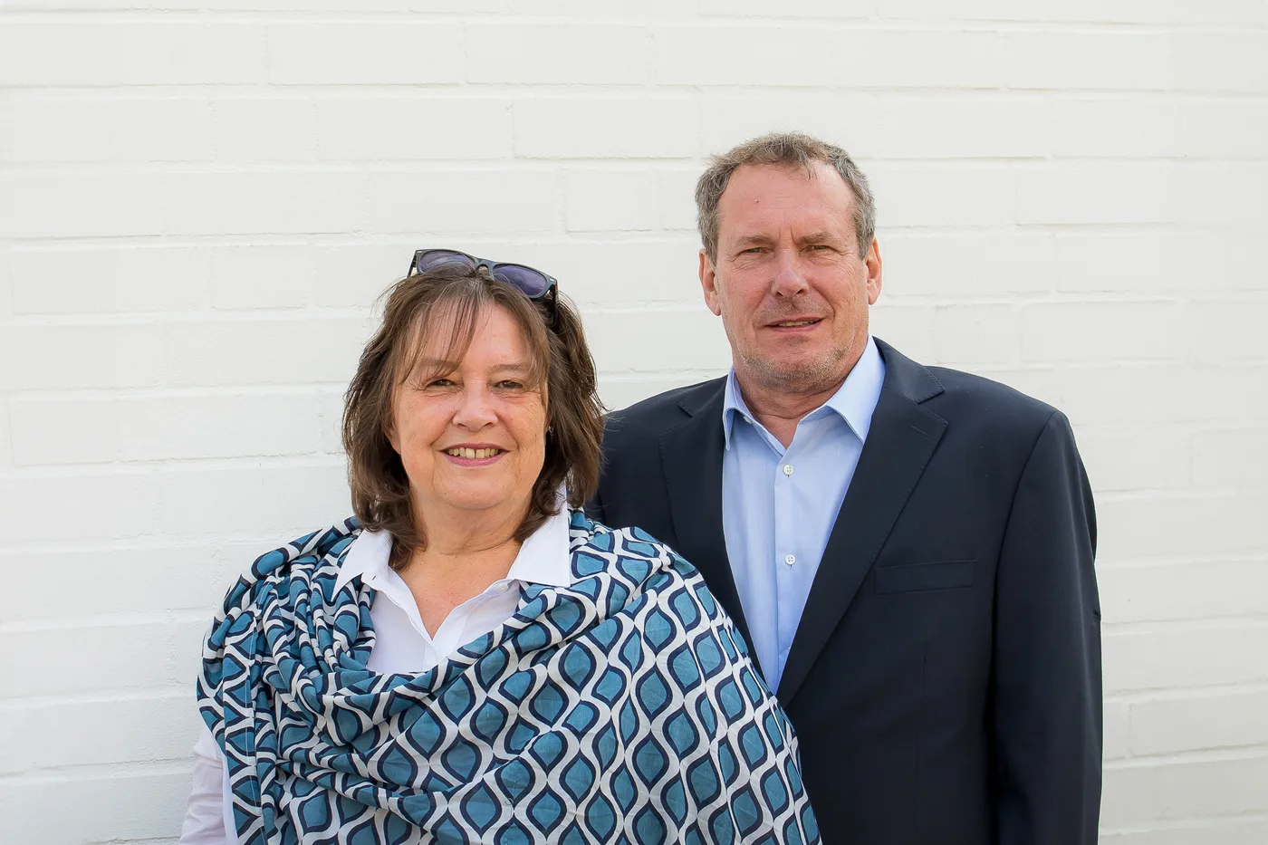 Gabi und Detlev Berger in ihrem Büro in Burscheid